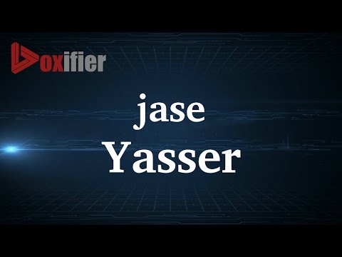 How to Pronunce Yasser in French - Voxifier.com