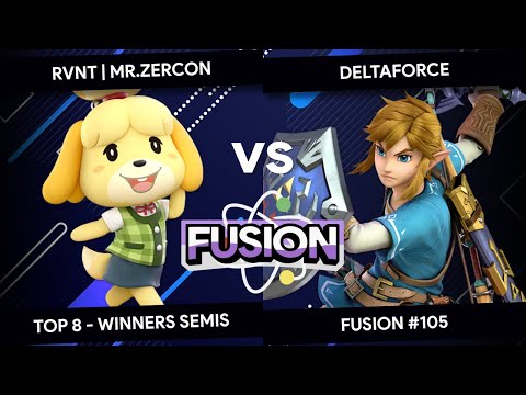 Fusion #105 - Mr.Zercon (Isabelle) vs Deltaforce (Link) - Top 8 - Winners Semis