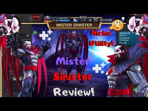 Mister Sinister Review! Uses/Utility! Abilities! Defender? CCP - Marvel Contest of Champions