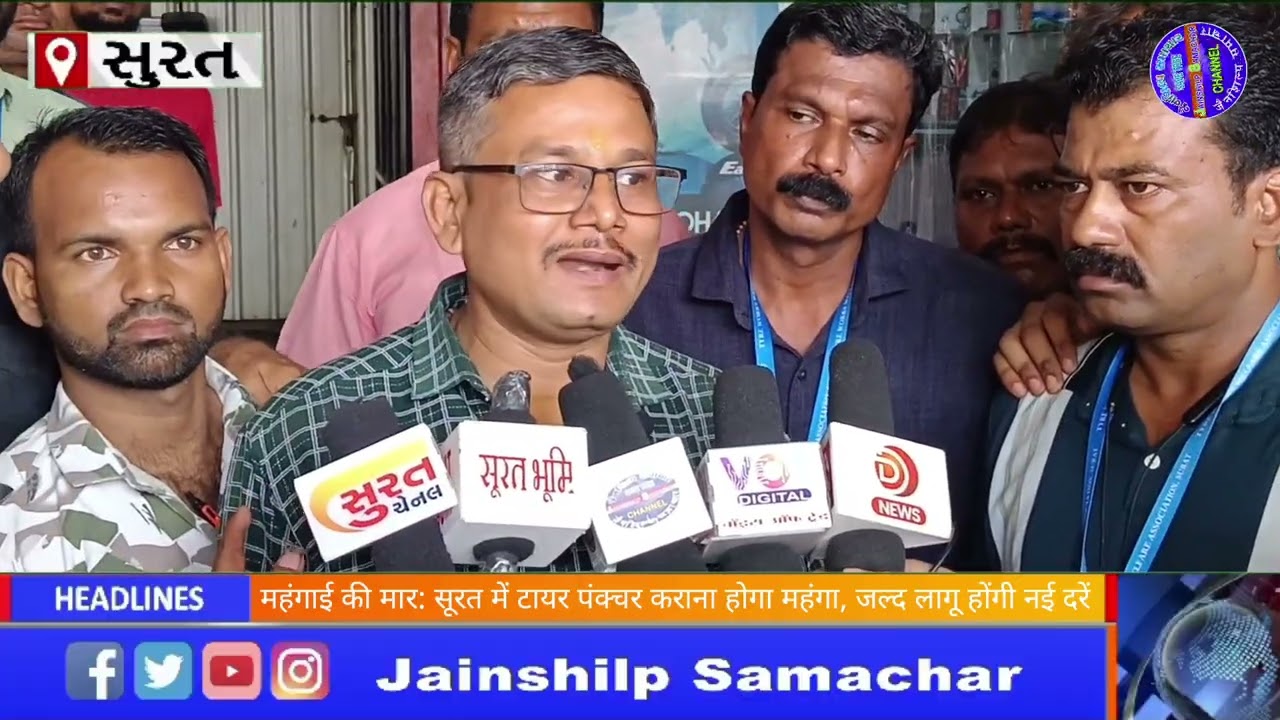 बढती महंगाई को लेकर सूरत में टायर पंक्चर कराना होगा महंगा, जल्द लागू होंगी नई दरें