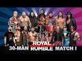 WWE 2K25 Ultimate Royal Rumble Match From Scratch Epic Results