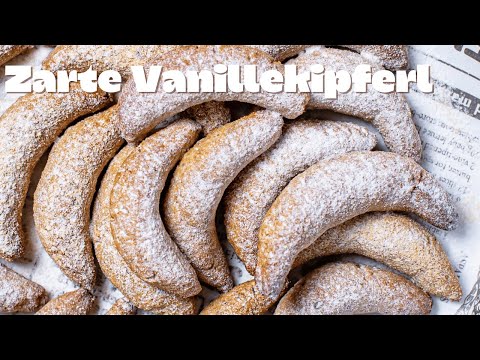 The healthiest vanilla crescents in the world – super tender and delicious!