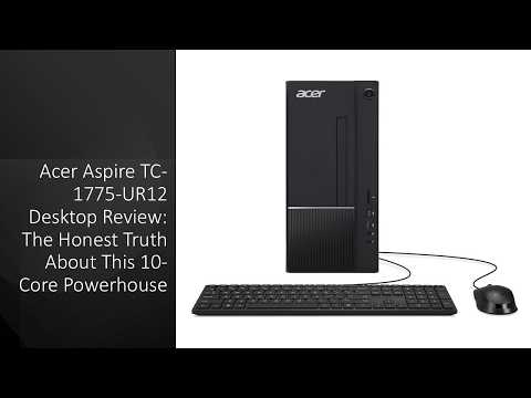 Acer Aspire SFF 8L Desktop Computer | Intel Multi-Core CPU | 8GB RAM, 256GB PCIe SSD | WiFi 6E | Intel UHD Graphics | 4K Display Support, Wired Keyboard & Mouse video review thumbnail