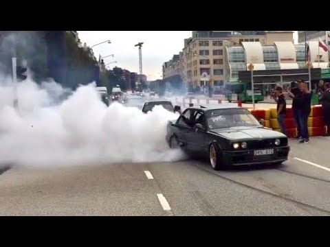 Illegal Burnout 1133hp bmw e30, 1000hp supra, 1000hp vw beetle, 800hp infinity, 800hp viper, z06....