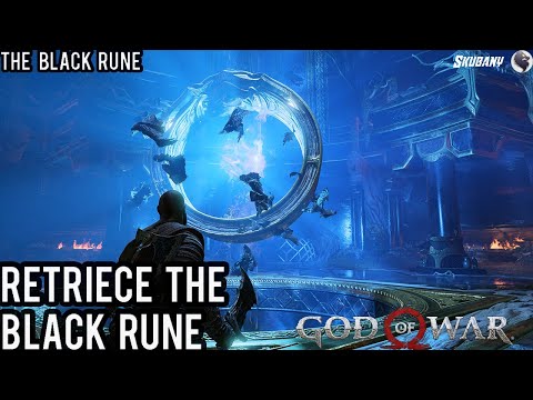 God Of War  Walkthrough Gameplay  4K :  The Black Rune Retrieve The Black Rune  ( No Commentary )