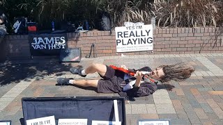 AC/DC - Stormy May Day by Angus Young Street Performer!
