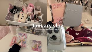 ［vlog］社会人オタクの休日前ブイログ🏠ナイトルーティンからモーニングルーティンまで✧模様替え,購入品紹介,手帳とNotionの使い分け📓(sub)
