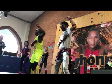 Mo Diakite and Ette Kelly, Zumbamarathon Hannover