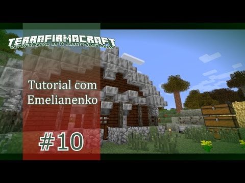EP10 "Carvão vegetal e Couro" - Tutorial 2 TerraFirmaCraft Build 0.78 (Minecraft 1.6.4 Português)