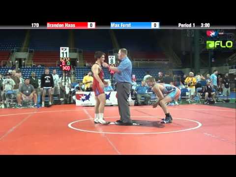 Cadet 170 - Brandon Haas (Iowa) vs. Max Furst (Ohio)