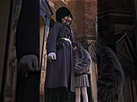 British Kings Guard Holds Sisters Hand While on Duty!🥺