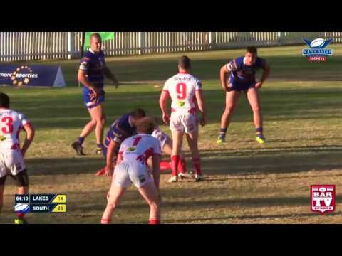 2017 Newcastle RL Round 17 1st Grade Highlights - Lakes United Vs South Newcastle