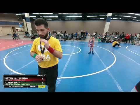 67-71 Lbs Round 3 - Brysin Halliburton, Alamo City Wrestling Club Vs Corbin Eddy, North DeSoto Wre