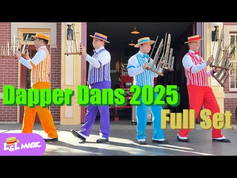 The Dapper Dans 2025 FULL Performance! | Disneyland Main Street Magic  3/4/2025🎶🎩✨