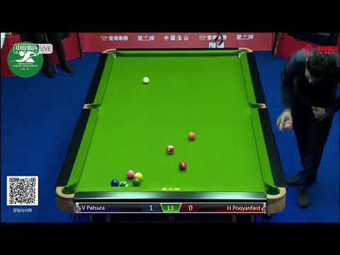 Vitaliy Patsura (UKR) VS H Pooyanfard (IRI) - Int'l Mens Qual - 2019 Chinese Pool World Championship