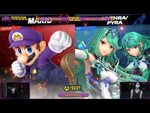 Fritos (MiiGunner/Mario) vs Jin (Pyra/Mythra) Arcade Legacy 66 Losers Semis