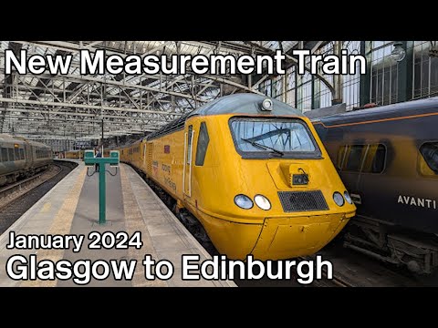 New Measurement Train Driver's Eye View: Glasgow Central to Edinburgh via Carstairs
