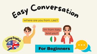 🗣 What’s Your Name? Where Are You From? | A1 English Easy Conversation 1