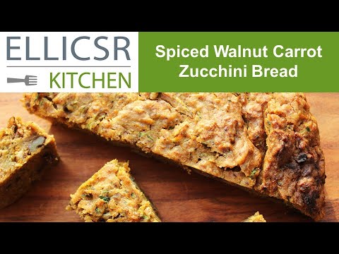 Spiced Walnut Carrot Zucchini Cake