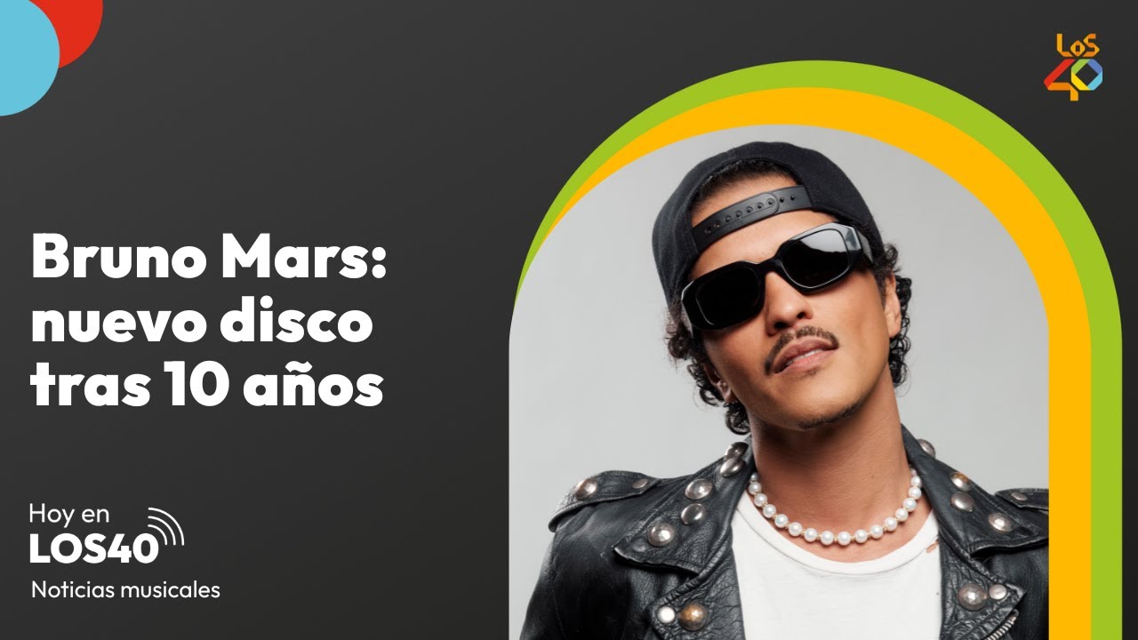 Bruno Mars anuncia nuevo disco diez años después - Noticias del 8 de enero