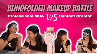 Guess the Makeup Product Challenge💄 | We Took Turns BLINDFOLDED 😱 & this is what happened….