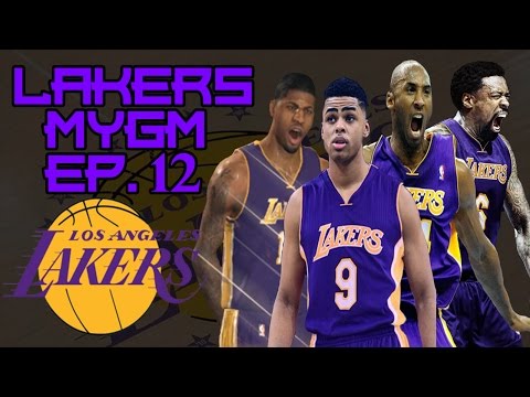 NBA2K15 LA Lakers MyGM EP. #12: W/ D'Angelo Russell! Playoffs: Game 1 VS Houston Rockets!