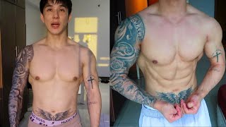 【フィジーク大会】爆食いして腹筋バリバリ！チートデイ