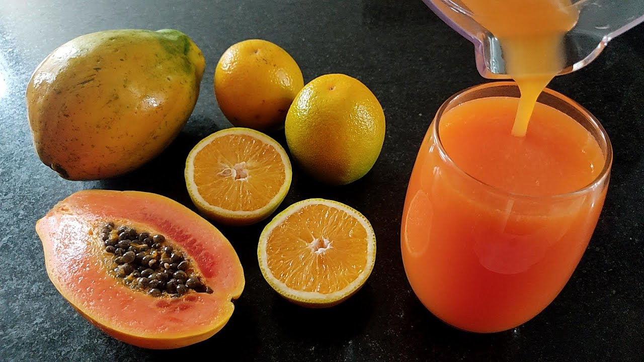 PRA QUE SERVE O SUCO DE LARANJA COM MAMÃO? DESCUBRA OS BENEFÍCIOS E APRENDA COMO FAZER!