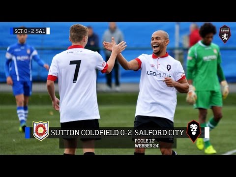 Sutton Coldfield Town 0-2 Salford City - Evo-Stik Northern Premier League 17.10.15