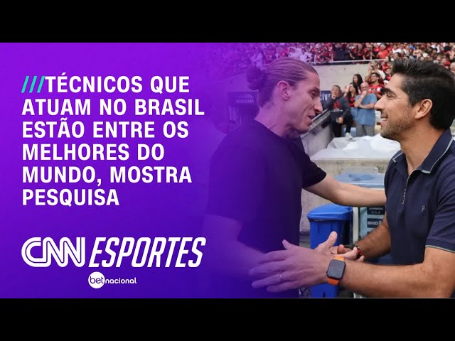 Abel e Filipe Luís estão entre 10 melhores técnicos do mundo, diz IFFHS | CNN NOVO DIA