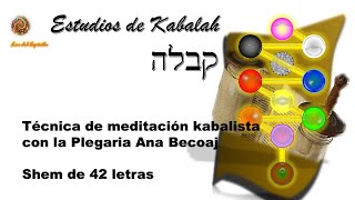 Técnica de Meditación Kabalista con la Plegaria Ana Becoaj
