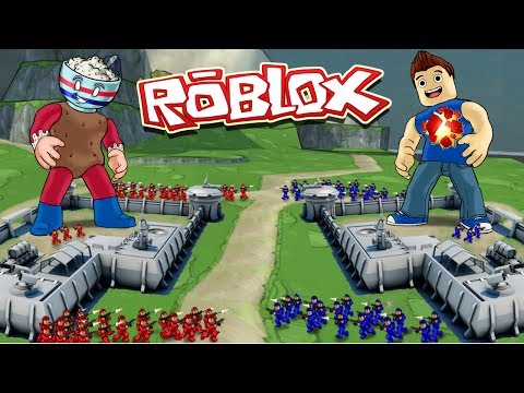 Roblox | BASE VS BASE CONQUEST - Tiny Army Battles! (Roblox Adventure)