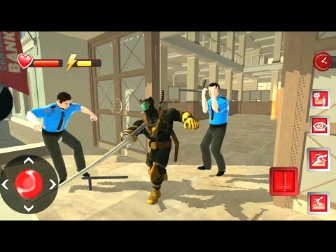 Panther Hero City Bank Robbery Crime City Rescue Mission : Best Android GamePlay FHD.