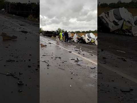 Novas imagens do sinistro  na BR-163 entre Rio Brilhante e Douradina 🚨
