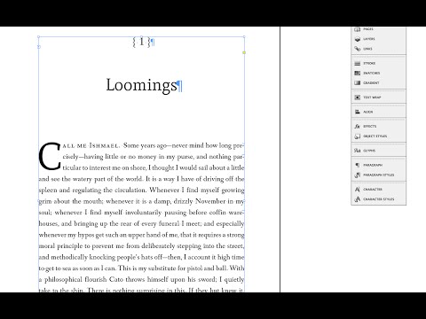 Adobe InDesign Book Template Walkthrough
