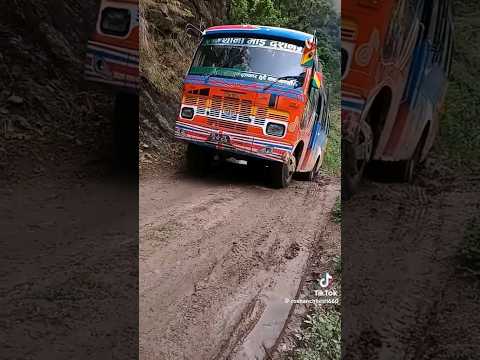 Bus offroad video nepal #youtubeshorts #trending #bus #offroad #shortviral