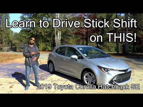 2019 Toyota Corolla Hatchback SE Review - Learn to Drive Stick Shift on THIS!