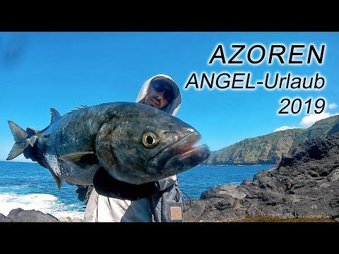 Spinnefiskeri efter blåbars på Azorerne