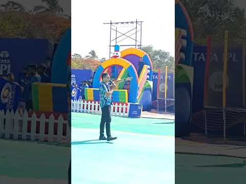 Anchor RJ Rashid  Tata IPL fan park Goa 