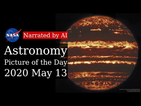 APOD: 2020-05-13 - Jupiter in Infrared from Gemini (Narrated by Salli)