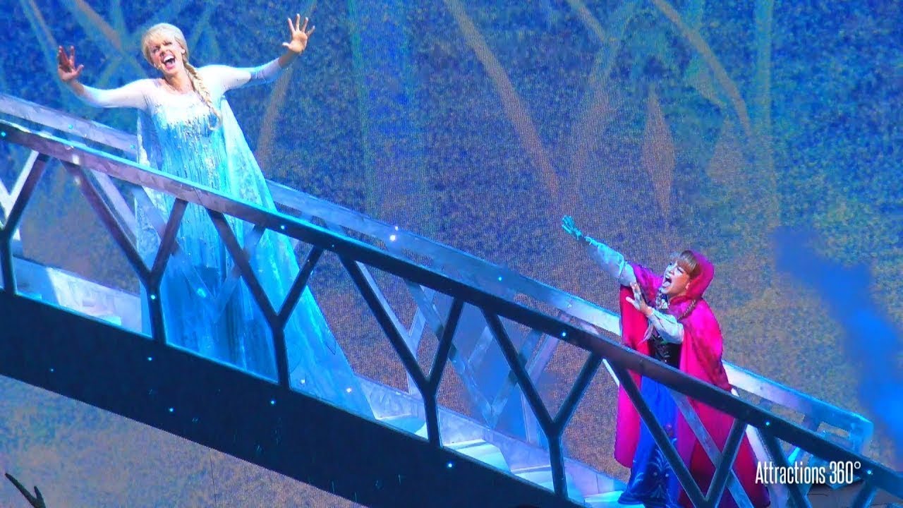 [HD] FROZEN Musical Live Show at Disneyland Resort - Disney California Adventure