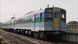 preview picture of video '【JR東日本・千葉支社】久留里線のキハ37形と38形気動車 DMU train(JR East,Japan)'