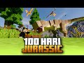 100 Hari Minecraft Jurassic Island