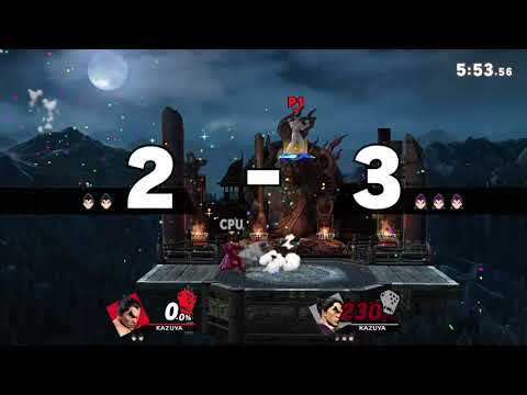 Kazuya vs. Level 9 CPU Kazuya | Smash Ultimate