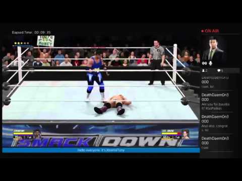 XtremeTony's Live PS4 Broadcast WWE 2k16 career mode 4/1/2016