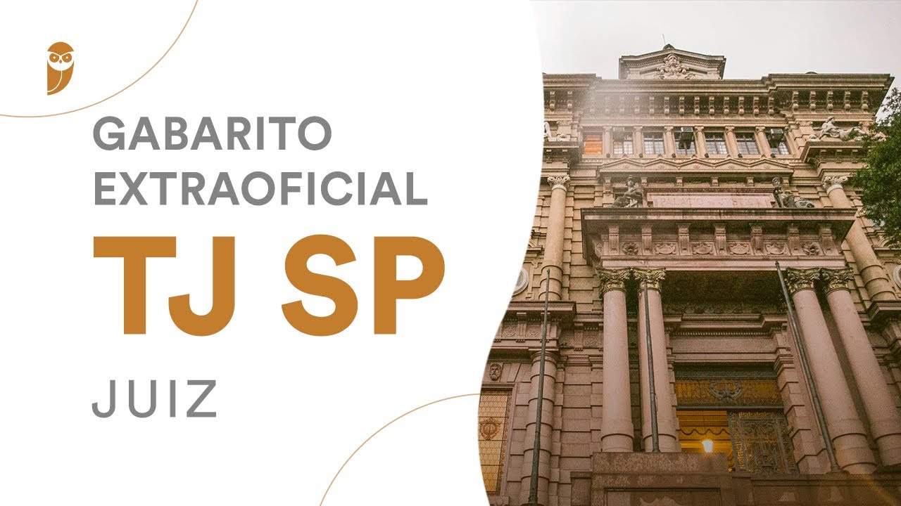 Gabarito Extraoficial: TJ SP (Juiz)