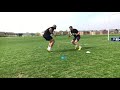 Rugby Drill/training  Partner copy footwork