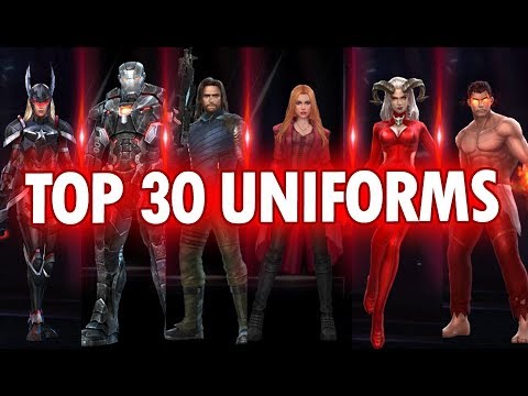 Top 30 Uniforms You Should Buy - MARVEL Future Fight