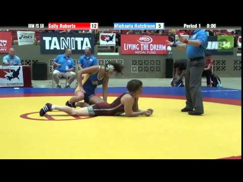 58 KG - Sally Roberts vs. Michaela Hutchison