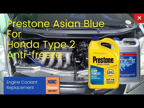 Honda Coolant Replacement (Prestone Asian Blue)